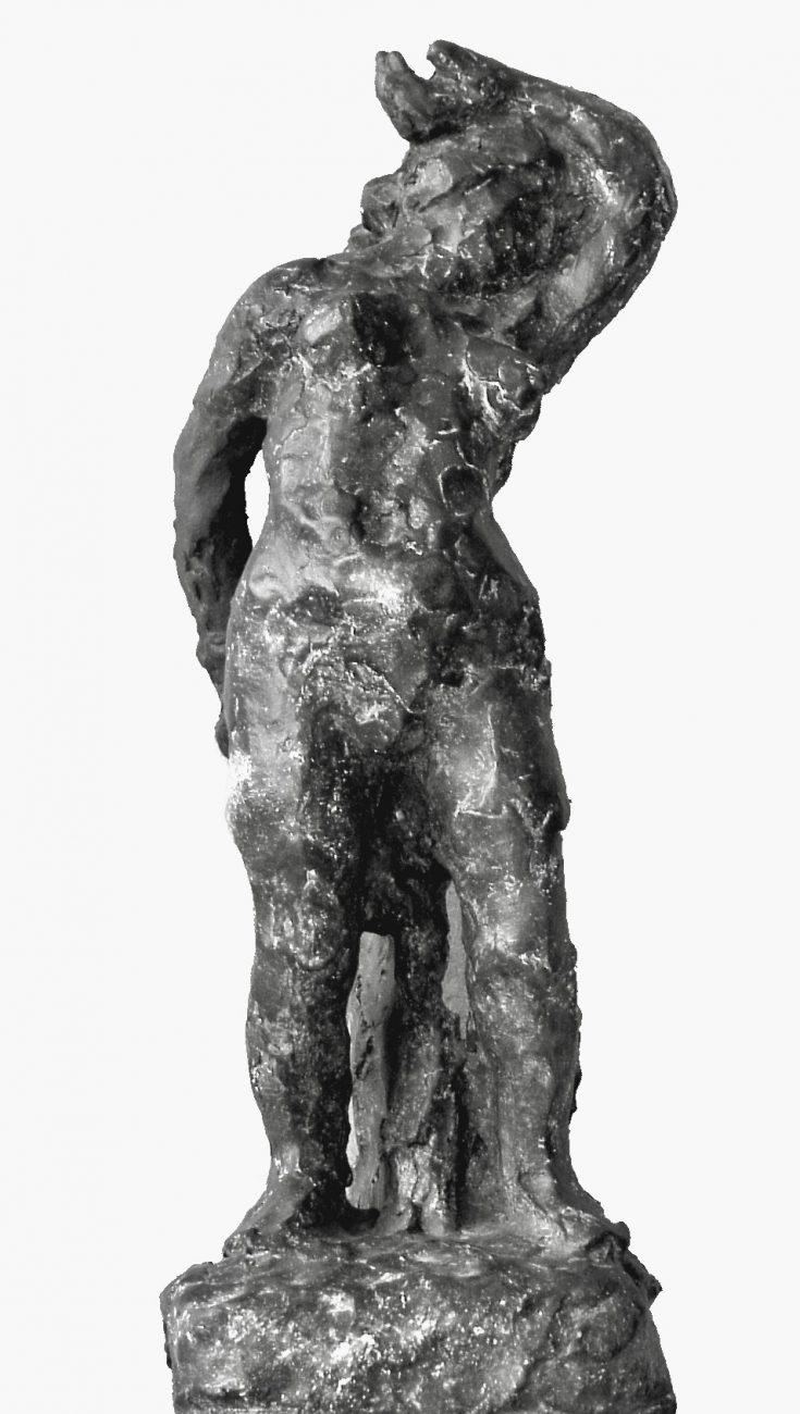 Ossessa (Cacciata di Eva) 33 bronzo cm 40x16x13.5