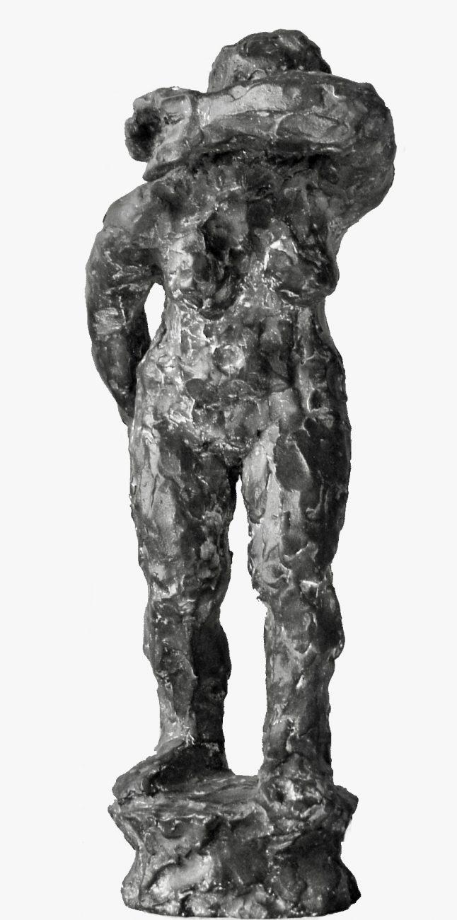 Ossessa (Cacciata di Eva)33 bronzo cm 39.5x16x16