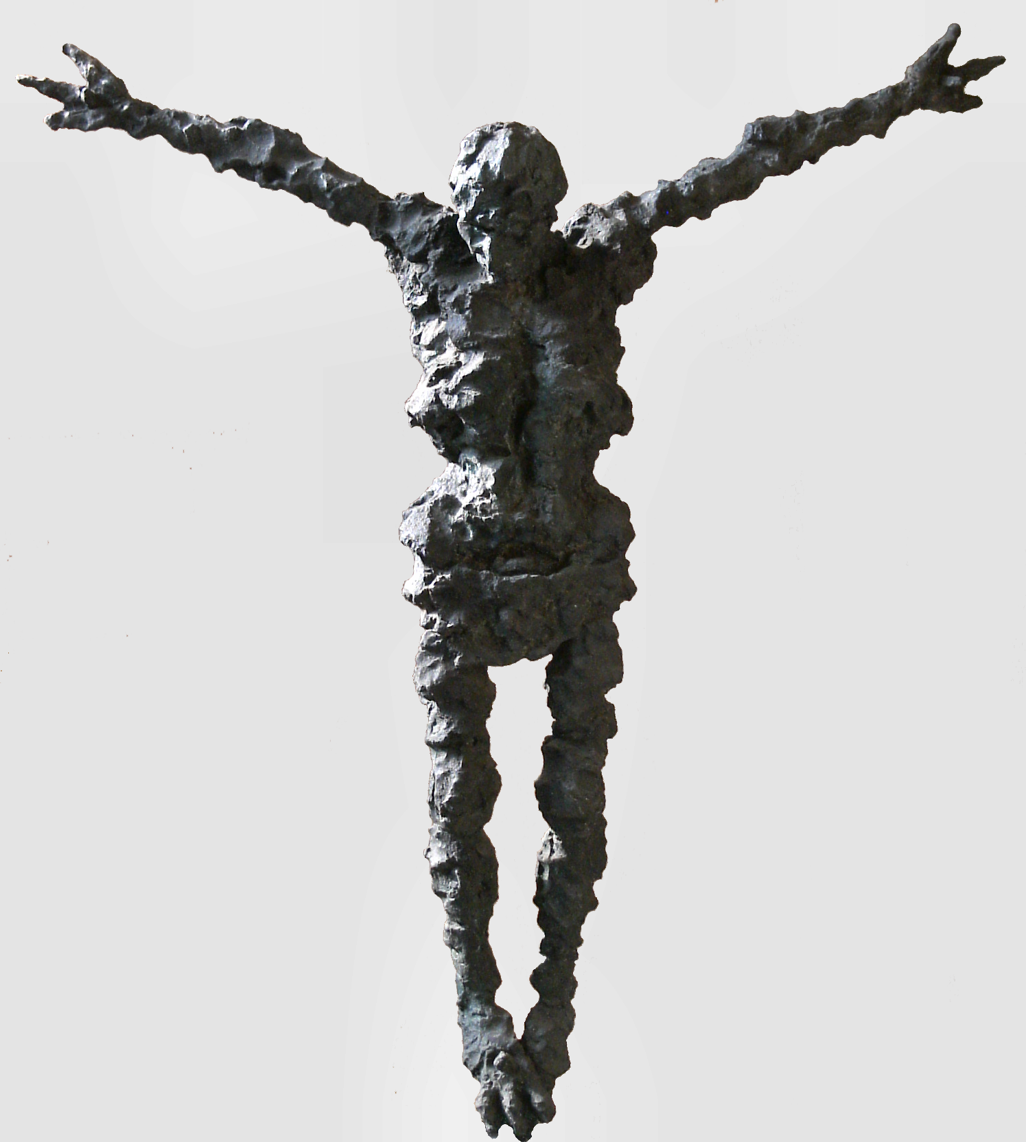 Crocifisso bronzo cm 138x123x34 - 1963