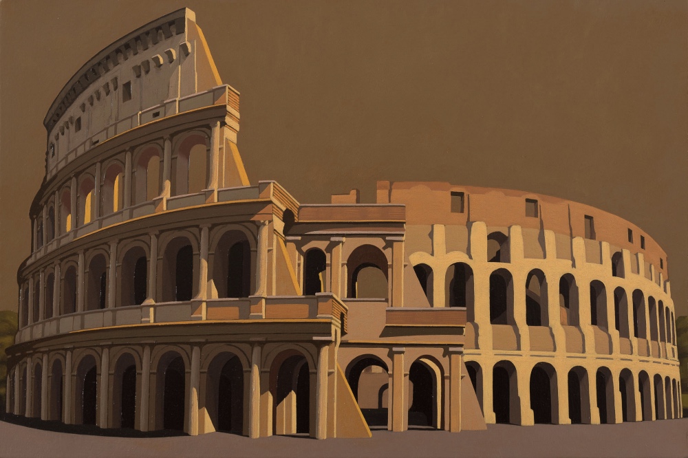REGGI0015 Colosseo olio su tela cm 40x60 - 2018